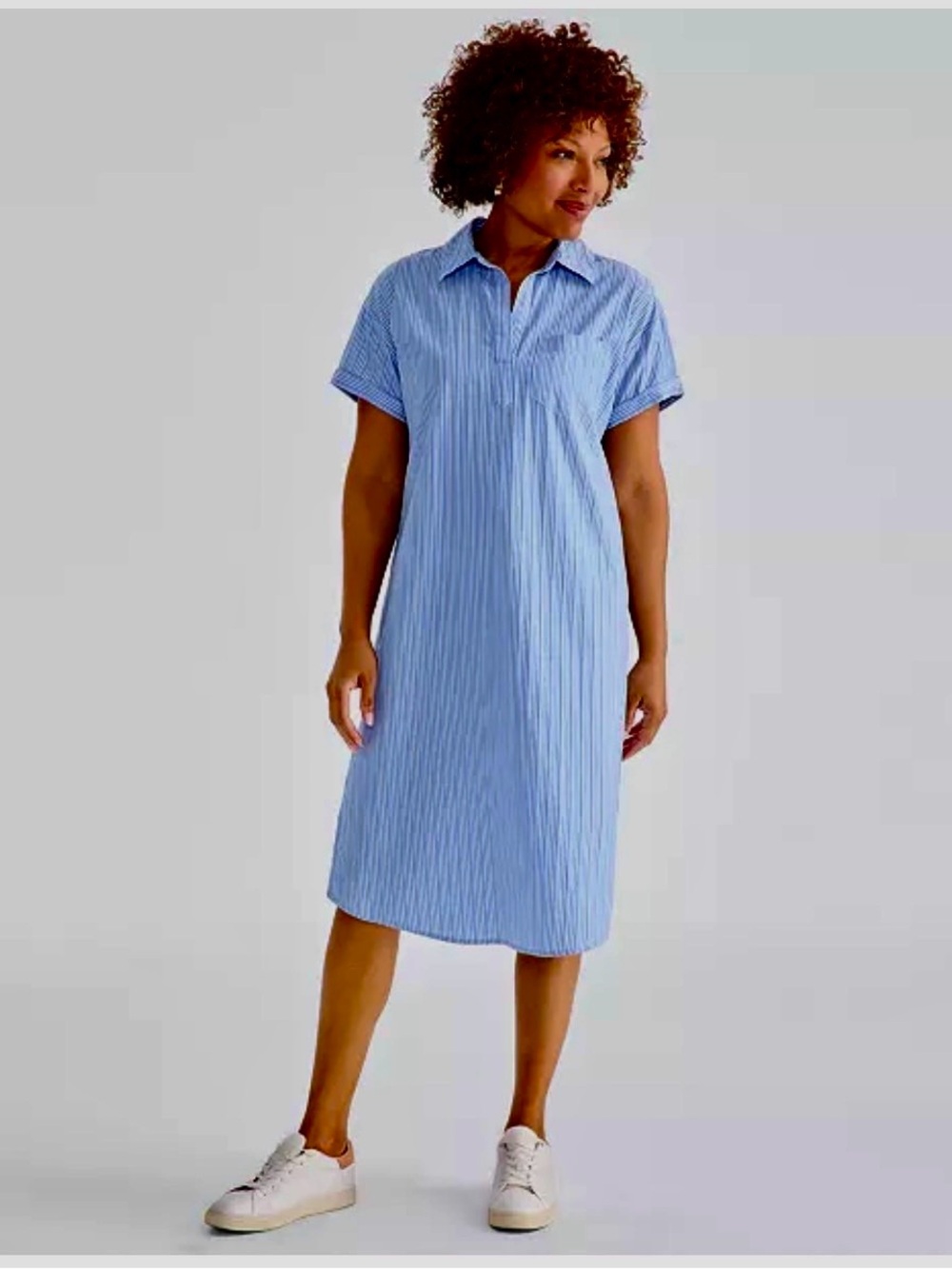 Style & Co
Women's Cotton Printed Popover Shirtdress M